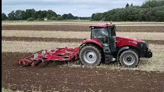 Case IH 400 Magnum AFS Connect un Kverneland CLC Pro. Vidzeme- 18.08.2021