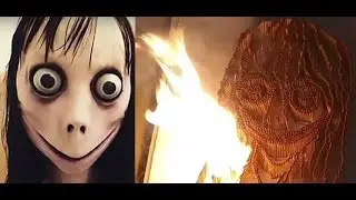 Momo Challenge burning - match chain reaction