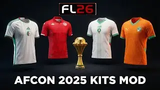 🏆🌍 Кубок африканских наций AFCON 2025 &ndash; Новые комплекты формы ✅ Скачать и установить | PES 2021 и...