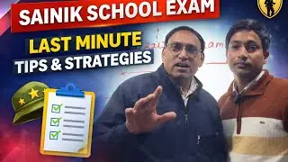 Sainik School Exam 2026 | Last Minute Tips by Military Career Point Academy 🔥