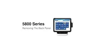 5800 Series - Removing the Back Panel