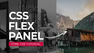CSS website panel design | image hover effect | 2021