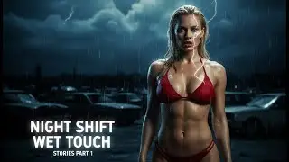 Clara's Sweaty Red Oily Bikini: My Night Shift WET Touch 1
