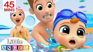 This is the Way I Learn to Swim | Swimming Song Compilation by Little Angel