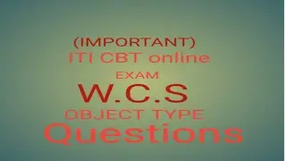 W.C.S MCQ CLASS 1