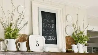 27+ ideas for decorating above a fireplace mantel