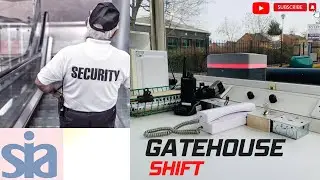 Security Gate House #Job (#SIA security job) 🇬🇧
