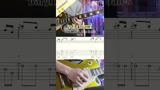 Sara Smile -Daryl Hall & John Oates- guitar riff(+TAB) @luka_r_guitarist