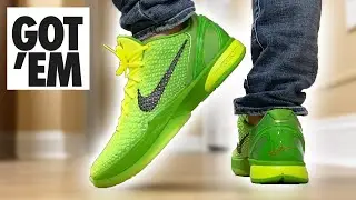 Sneaker of the Year? Kobe 6 Grinch 2020 Protro ON FEET!