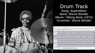 Superstition (Stevie Wonder) • Drum Track