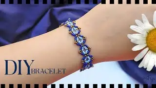 TikTok Inspired Seed Bead Bracelet! Easy DIY Jewelry Tutorial 🧿