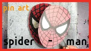 스파이더맨,spider-man,pin art,핀으로 작업하는 핀자까#6
