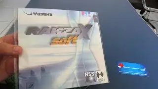 Borracha de T&ecirc;nis de Mesa Mod. Rakza X Soft da YASAKA T&Ecirc;NIS DE MESA