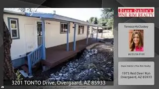3201 Tonto Drive, Overgaard, AZ  85933 (SOLD)