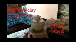 How to Make a Clay Apple Vase On the Wheel
