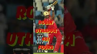 TOP 10 Batters Most Fours in IPL History #ipl #indiancricketer #cricketaddict #cricketplayer #top