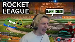 xQc is HIM in Rocket League