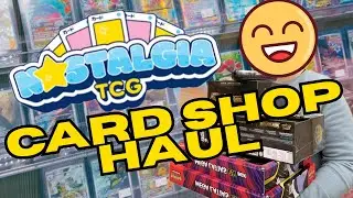 CAN WE PULL FROM CARD SHOP HAUL // Nostalgia TCG family video 