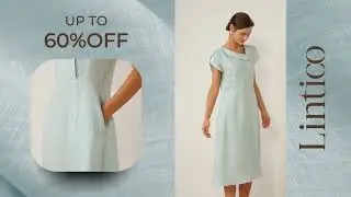 Obsessed! This 100% Linen Flutter Sleeve Dress is 30% OFF When You Spend $150!