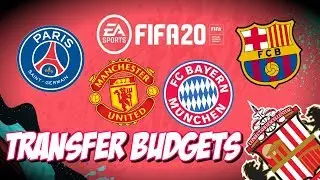 FIFA 20 CAREER MODE TRANSFER BUDGETS