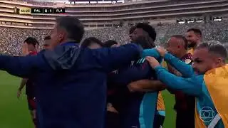 PALMEIRAS X FLAMENGO - FINAL DA LIBERTADORES 2025 - GOL DE DANILO (GLOBO SP)  