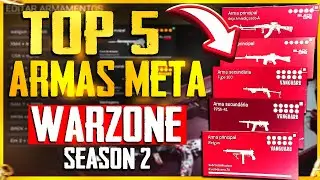 TOP 5 ARMAS META WARZONE ATUALIZADO! MELHORES CLASSES WARZONE!!