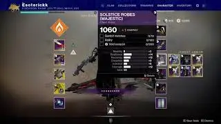 Warlock Majestic Armor Stat Rolls & Upgrade Requirements - Solstice of Heroes [Destiny 2]