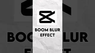 How To Add Boom Blur Effect In Capcut||#bharateditz #shorts