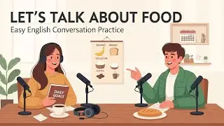 English podcast | Let&rsquo;s Talk About Food | learning English easy | Natural Talk English