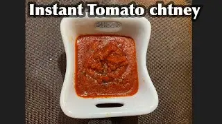 Instant Tomato chutney without onion & Garlic