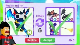 I Traded New NEON PHANTOM DRAGON for THIS.. (Adopt Me)