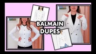 BALMAIN dupes | Designer Luxury Inspired Cardigan & Blazer