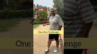 One six challenge in Tennis Ball Cricket