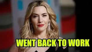 AFTER THE ACCIDENT: KATE WINSLET IS BACK TO WORK