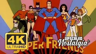 Superfriends (1973-1985) Opening Themes | Remastered 4K Ultra HD Upscale