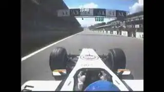 Jacques Villeneuve qualifying his BAR in the Austrian GP 2002,