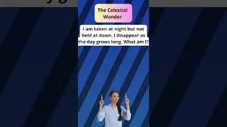 Vanishes with Daylight? 🌙✨ Solve This Nighttime Riddle! #Shorts