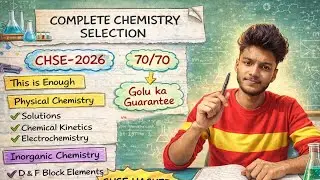 CHSE 2026 Chemistry Selection | Most Important Questions | 12th Class Chemistry 🔥