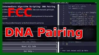 DNA Pairing - freeCodeCamp Challenge