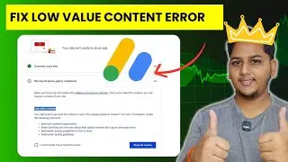 Easily fix low value content error in AdSense 2026