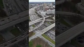 Rush hour Atlanta traffic #atlanta #trafficjam #drone #hyperlapse
