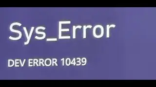 Fix Call Of Duty Black Ops 6 Sys_Error DEV ERROR 10439 On Xbox Series X/S