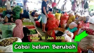 Harga sayur dan bawang serta cabai hari ini belum berubah dipasar induk Sukomoro nganjuk