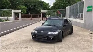 Turbo Honda CRX Stage 5 clutch First drive