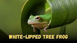 white lipped tree frog , Popular Beginner Frog Pets
