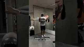 Anatoly GYM training with Wife #anatoly #gym #training #wife #shorts
