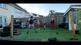 Oneface Mapacha  - MUAY THAI BOXING FITNESS AND ACROBATICS TRAINING TIME AT HOME GYM 