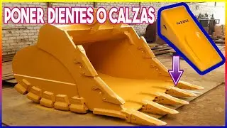 C&oacute;mo Colocar los Dientes o Calzas del Balde a una Excavadora | Gu&iacute;a Paso a Paso