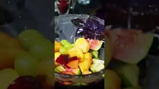 Fresh Fruits mix with Honey, Sea Salt, Black and Red Paprika and Lemon juice #navratrispecial
