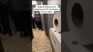 Can I wipe my ass please😅? (police shield 💩🫣) #funny #cops #wutugunnado